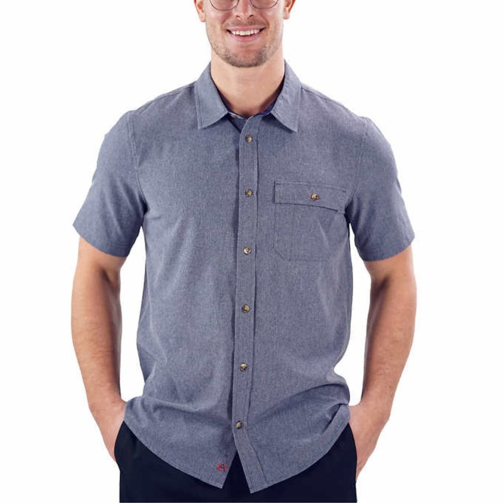 Avalanche Men's Short Sleeve Woven Shirt